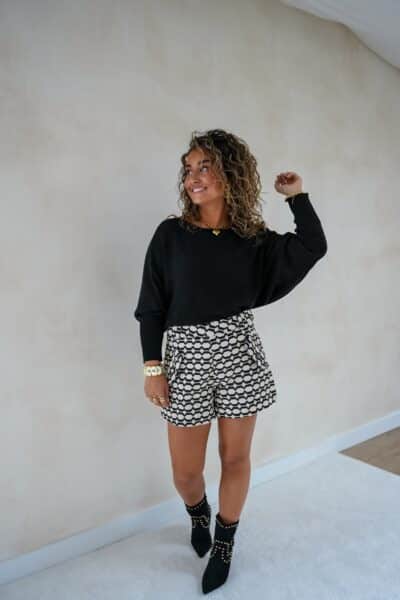 Renske Sweater Black - Afbeelding 4