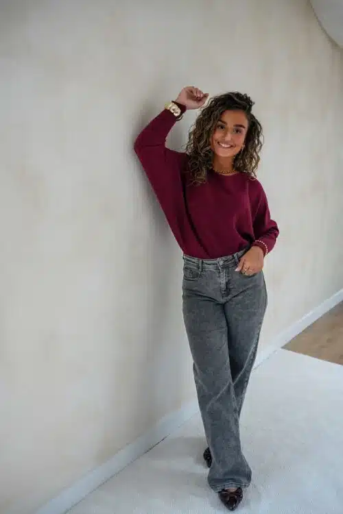 Alternative view of Renske Sweater Bordeaux