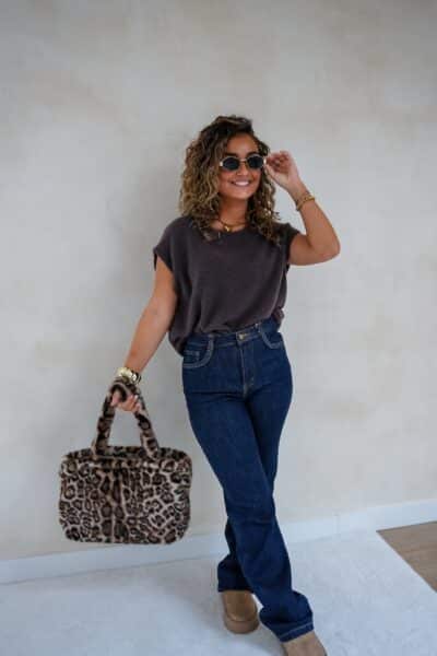 Lonne Top Brown - Afbeelding 4