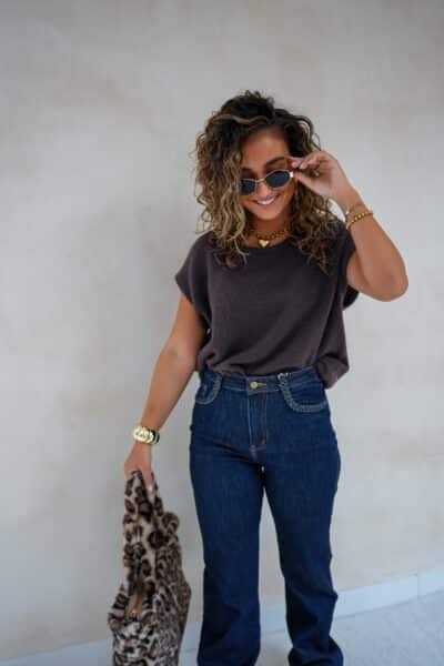Lonne Top Brown - Afbeelding 3