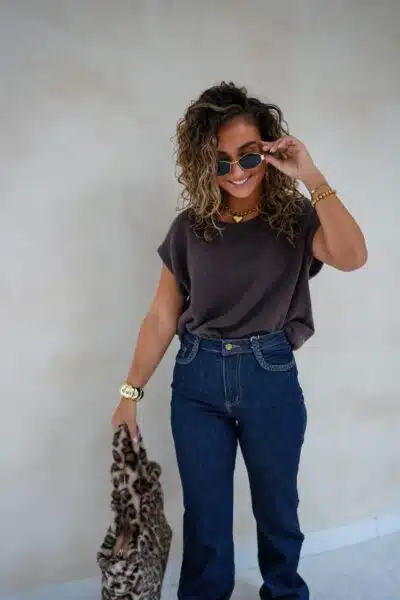 Lonne Top Brown - Afbeelding 3