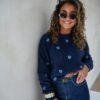 Hearts Sweater Navy *