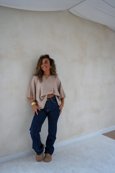 Nele Sweater Taupe - Afbeelding 5