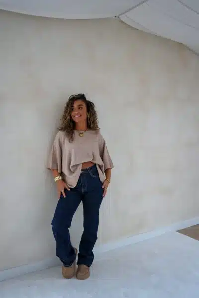 Nele Sweater Taupe - Afbeelding 5