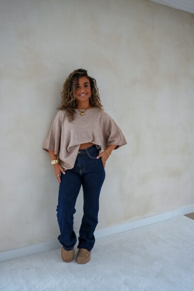 Nele Sweater Taupe - Afbeelding 7