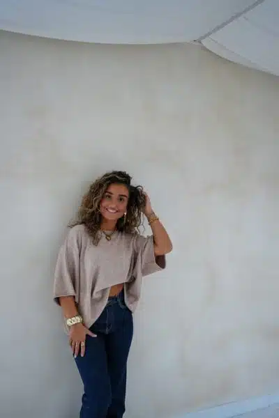 Nele Sweater Taupe - Afbeelding 4