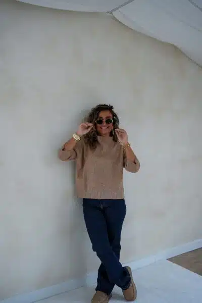 Evi Sweater Camel * - Afbeelding 4