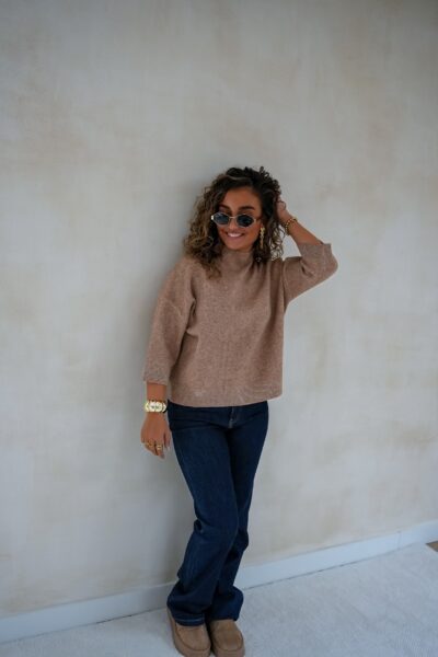 Evi Sweater Camel * - Afbeelding 2
