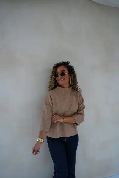 Evi Sweater Camel * - Afbeelding 6