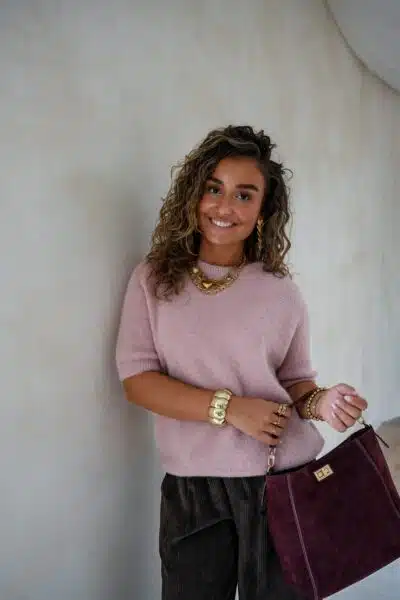 Gaelle Sweater Soft Pink - Afbeelding 3