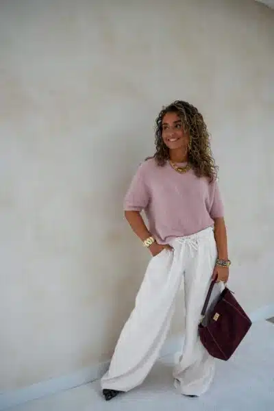 Gaelle Sweater Soft Pink - Afbeelding 5