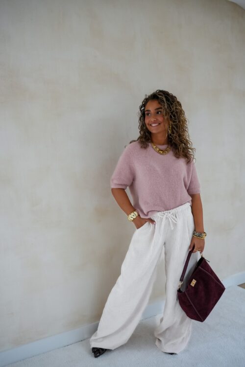 Alternative view of Rianne Rib Pants Beige