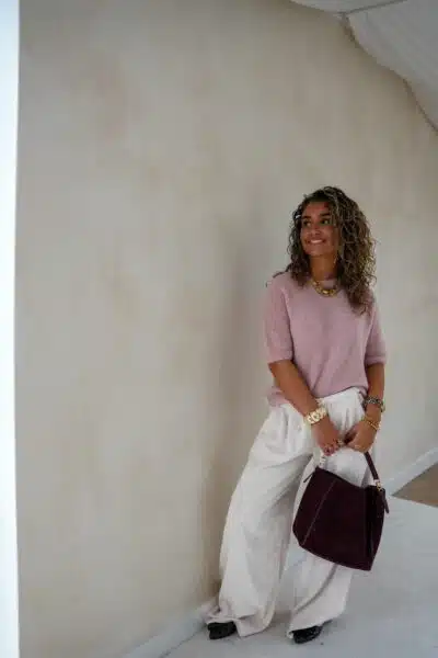 Rianne Rib Pants Beige - Afbeelding 6