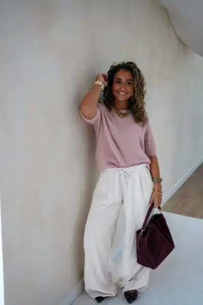 Gaelle Sweater Soft Pink - Afbeelding 2