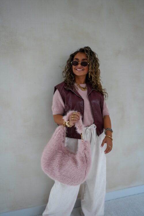Alternative view of Gina Gilet Bordeaux .