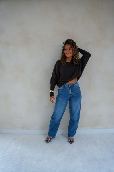 Renske Sweater Brown - Afbeelding 5