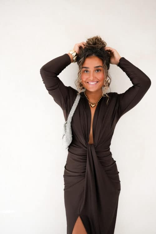 Perfect Long Dress Brown