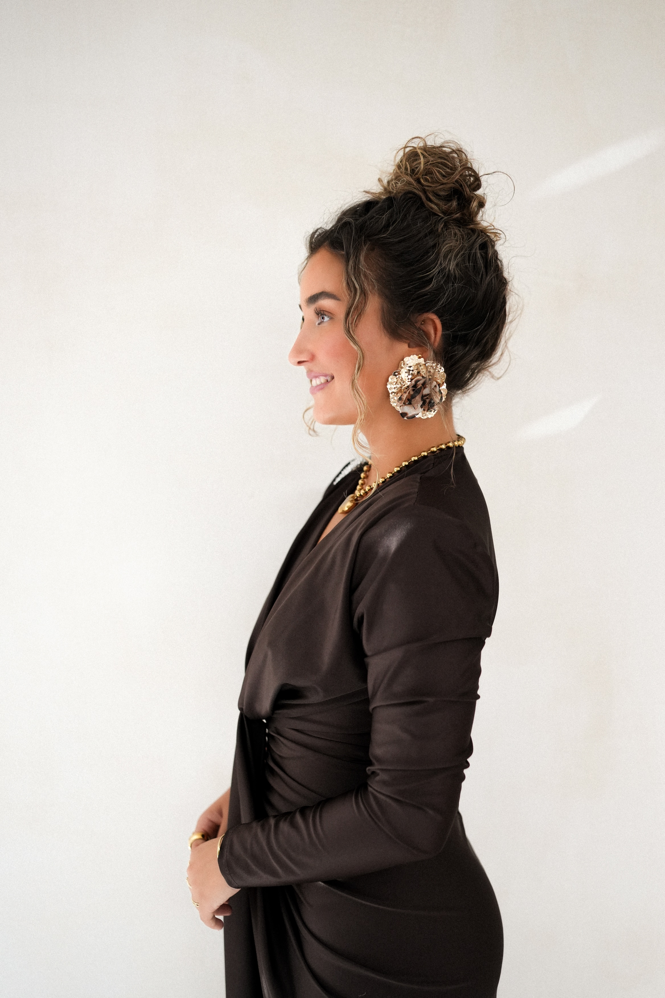 Perfect Long Dress Brown - Afbeelding 6