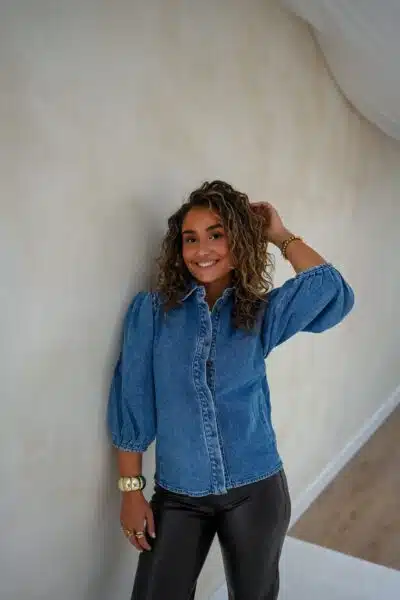 Clair Denim Blouse