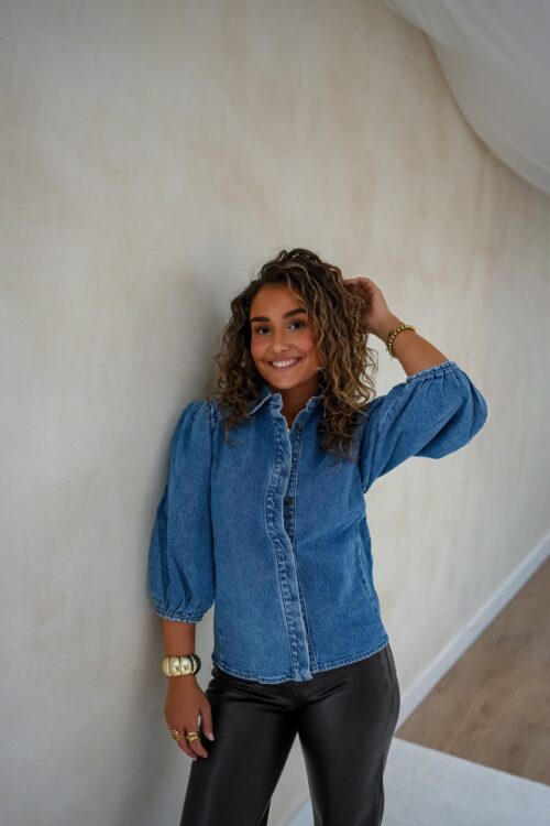 Clair Denim Blouse