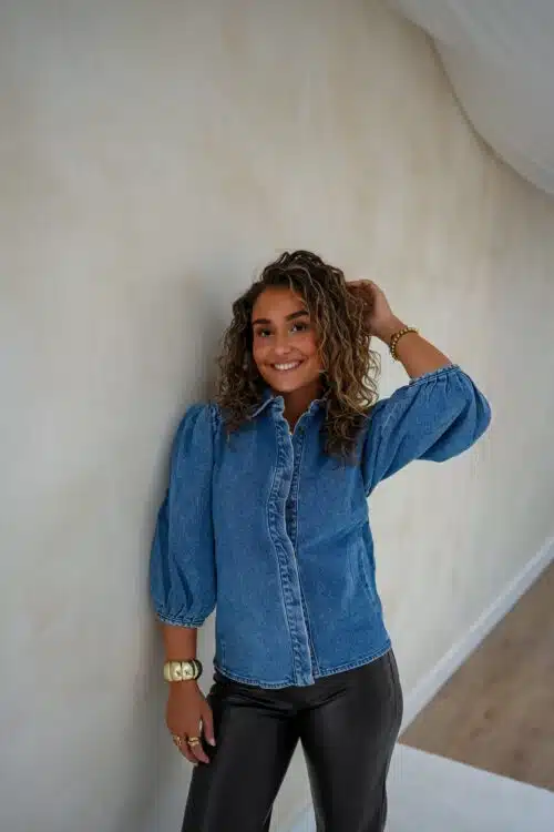 Clair Denim Blouse