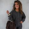 Bow Cardigan Brown *