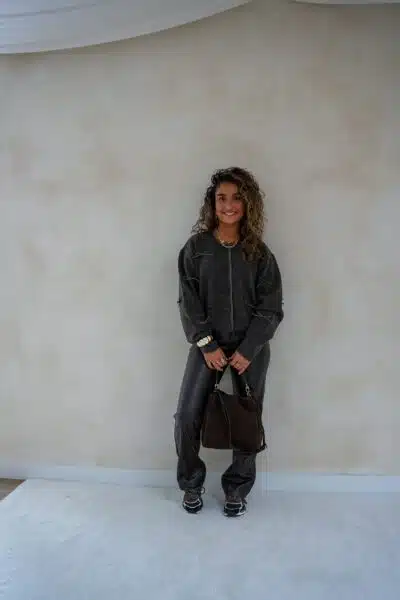 Bow Cardigan Brown * - Afbeelding 7
