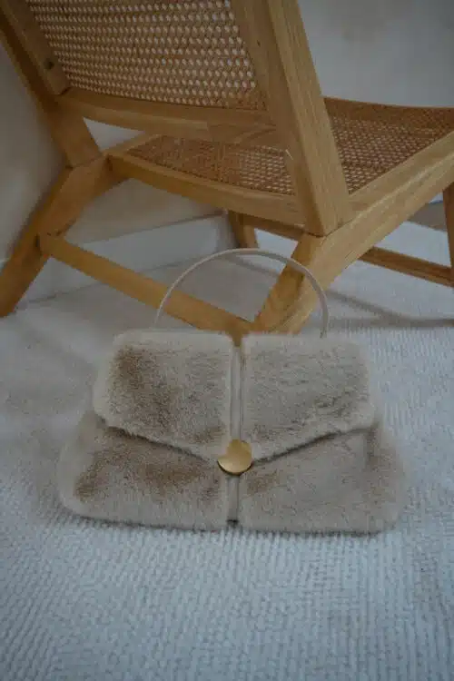 Fur Bag Creme