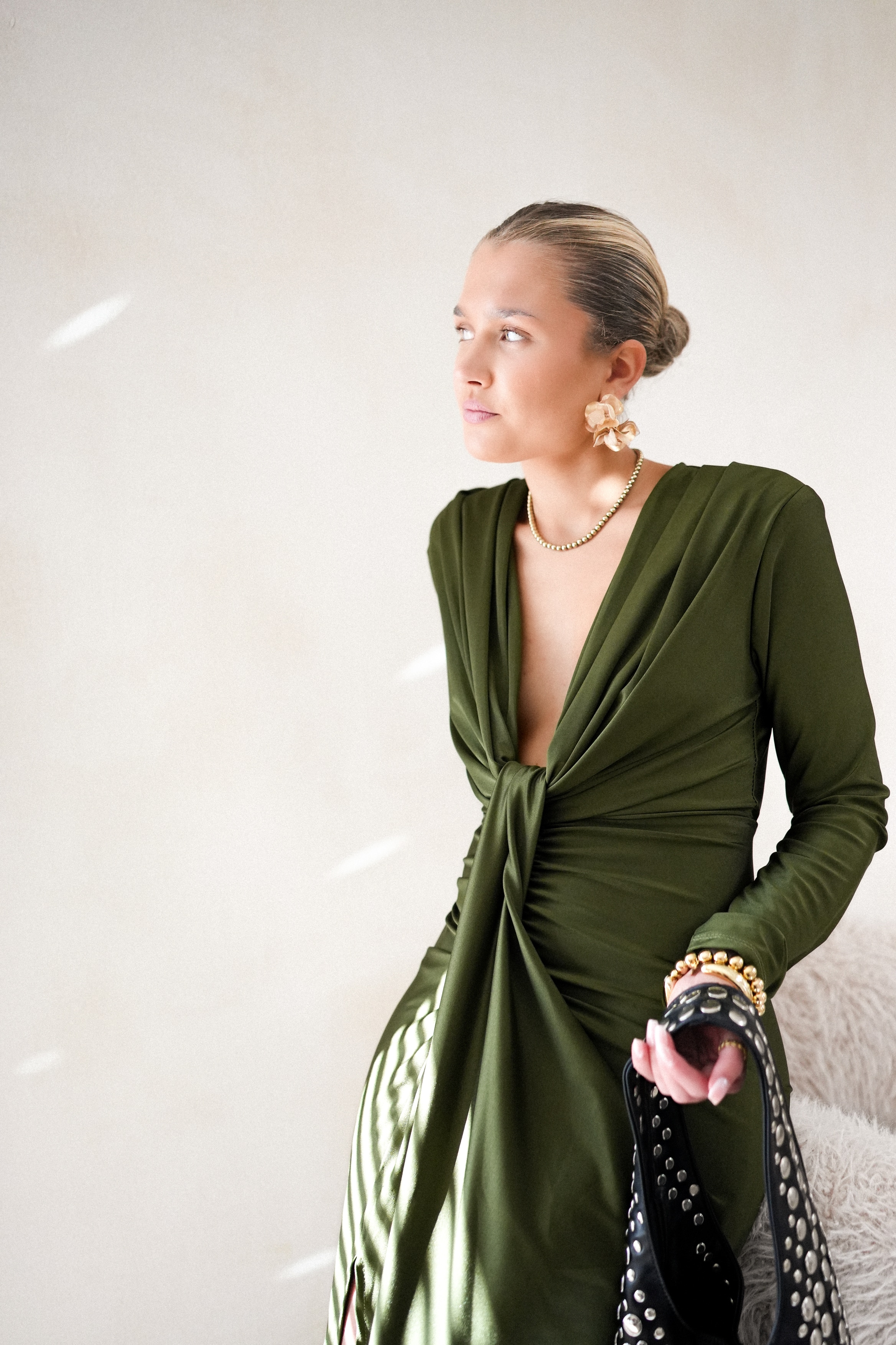 Perfect Long Dress Khaki - Afbeelding 6