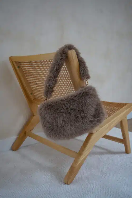 Fur Bag Taupe