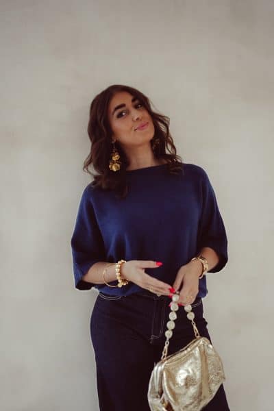 Ginger Sweater Navy - Afbeelding 5