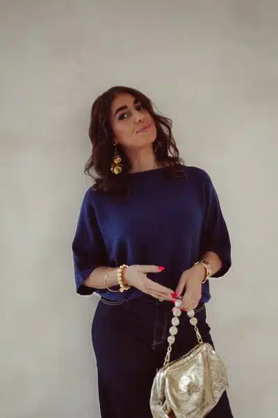 Ginger Sweater Navy - Afbeelding 5