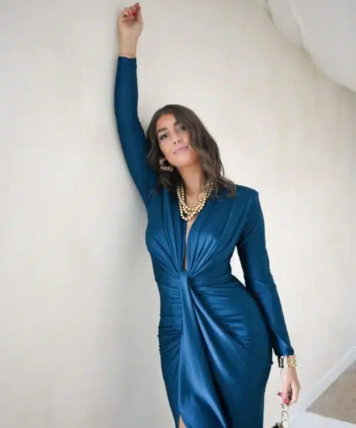 Perfect Long Dress Petrol