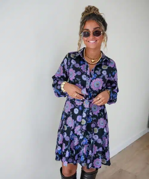 Lofty Manner Dress Lilla Multi Flower