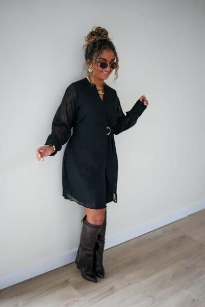 Lofty Manner Dress Anna Black - Afbeelding 3