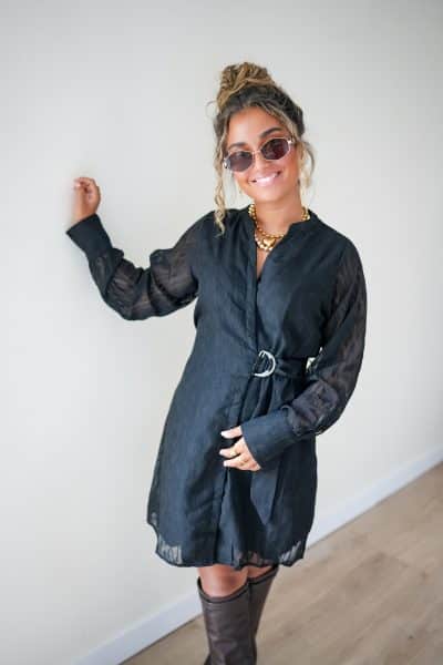 Lofty Manner Dress Anna Black - Afbeelding 7