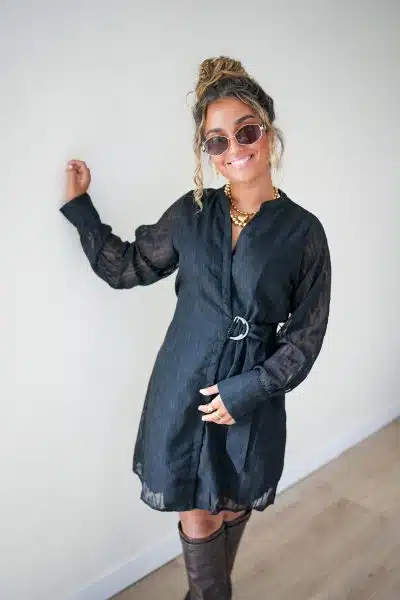 Lofty Manner Dress Anna Black - Afbeelding 7