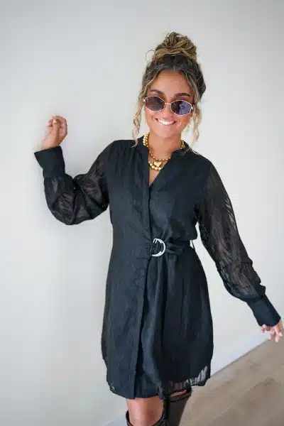 Lofty Manner Dress Anna Black - Afbeelding 5