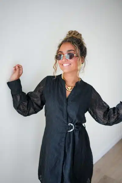 Lofty Manner Dress Anna Black - Afbeelding 6