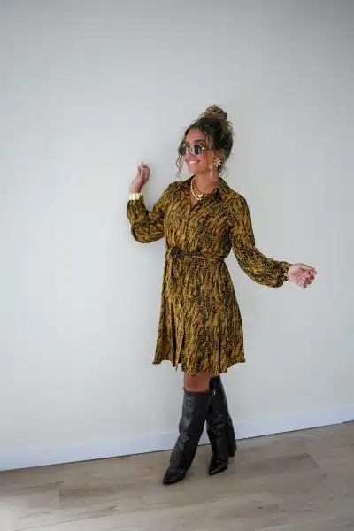 Lofty Manner Dress Lilla Feathers Print - Afbeelding 7