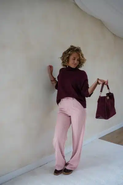 Josh Sweater Bordeaux * - Afbeelding 4