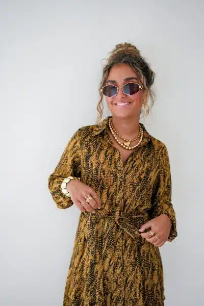 Lofty Manner Dress Lilla Feathers Print - Afbeelding 4
