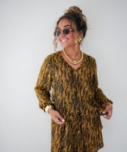 Alternative view of Lofty Manner Blouse Agnes Feathers Print