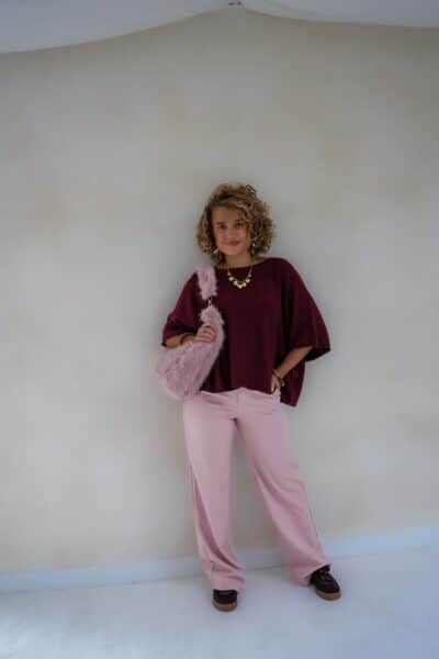 Nele Sweater Bordeaux - Afbeelding 8