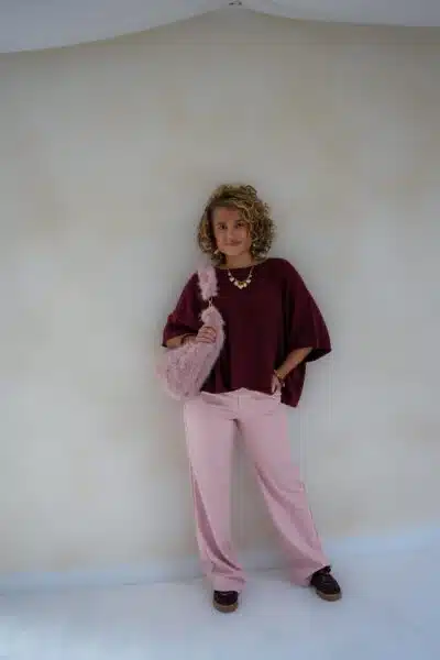Nele Sweater Bordeaux - Afbeelding 8