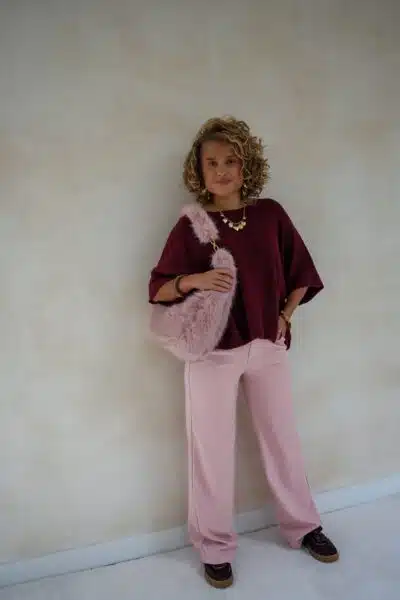 Nele Sweater Bordeaux - Afbeelding 3