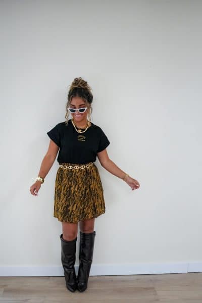 Lofty Manner T-shirt Monika Black - Afbeelding 4