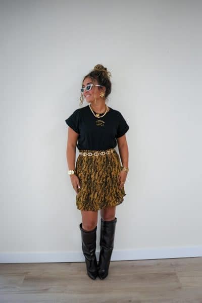 Lofty Manner Skirt Katalin Feathers Print - Afbeelding 5