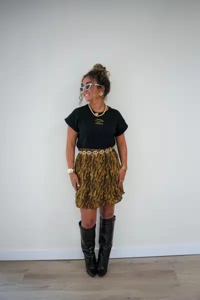 Lofty Manner Skirt Katalin Feathers Print - Afbeelding 5