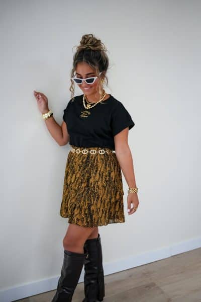 Lofty Manner Skirt Katalin Feathers Print - Afbeelding 4